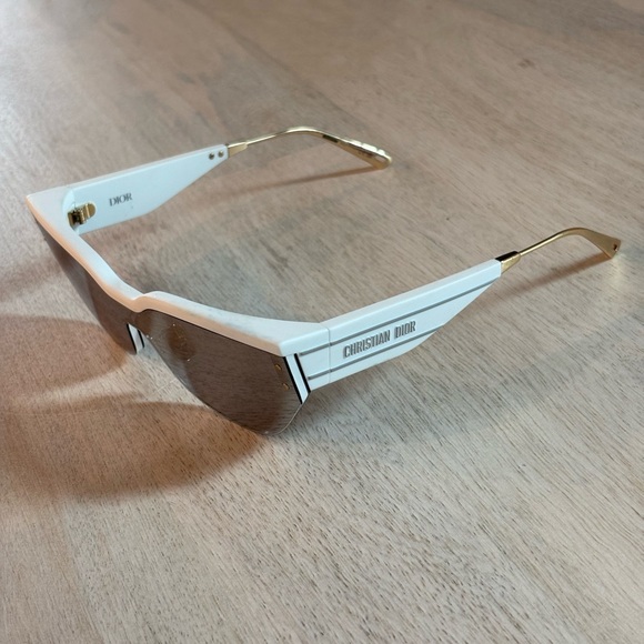 Dior White and Gold Sunglasses - Picture 2 of 11